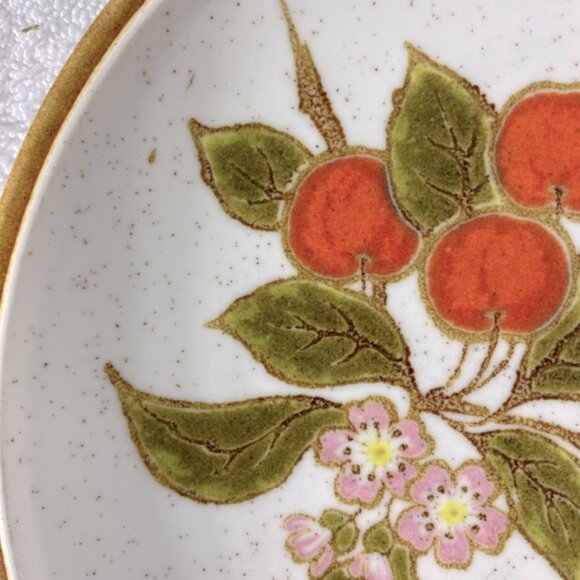 Vintage MCM Mikasa Natural Beauty Treesweet C9052 Stoneware Side Plates x2 - Picture 8 of 9